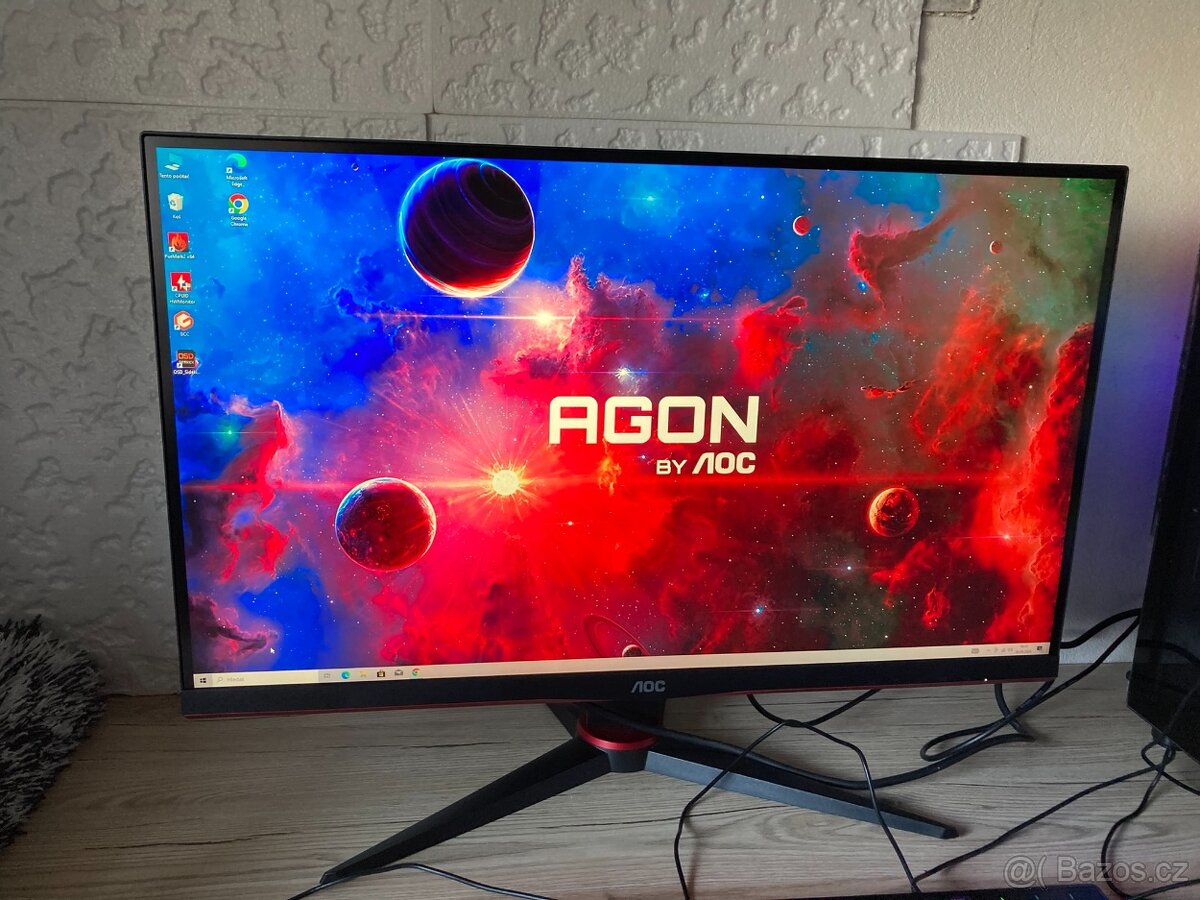 Herní Monitor 2K 155Hz- 27" AOC Q27G2E/BK Gaming