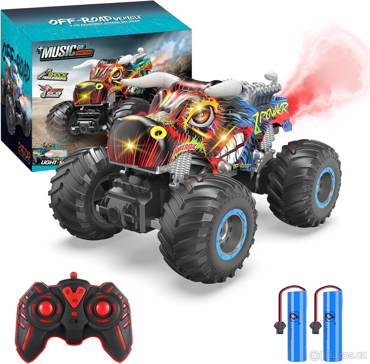 RC Monster Truck iBlivers 1:16 s mlhovým efektem