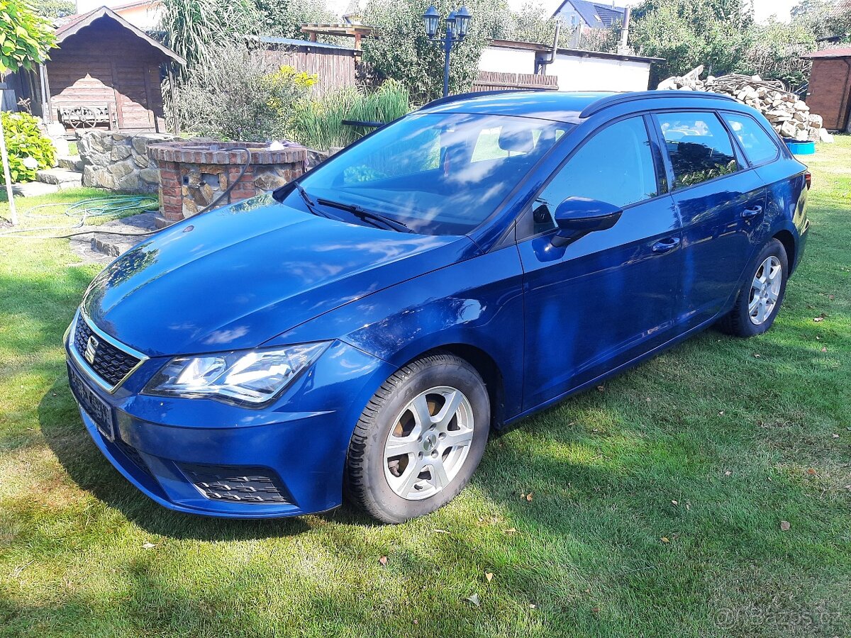 Seat Leon 1.6 TDi 66kw kombi, r.v. 02/2017, klima,palubní po