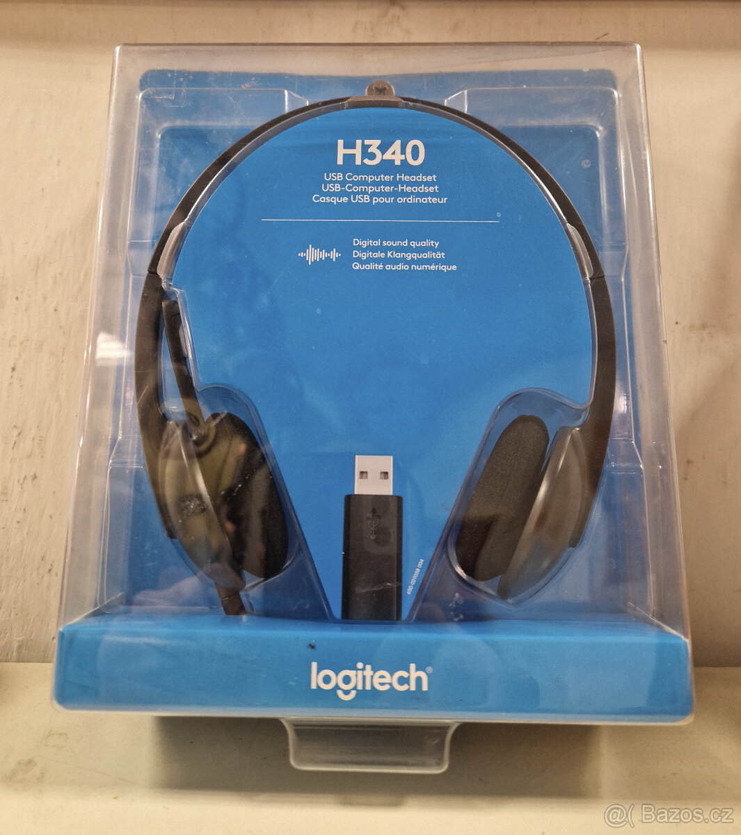 sluchátka (headset) Logitech H340 /NOVÁ/