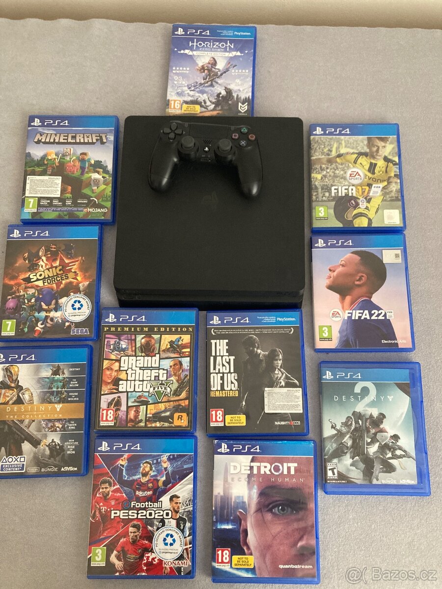 Prodám Playstation 4 SLIM 500GB