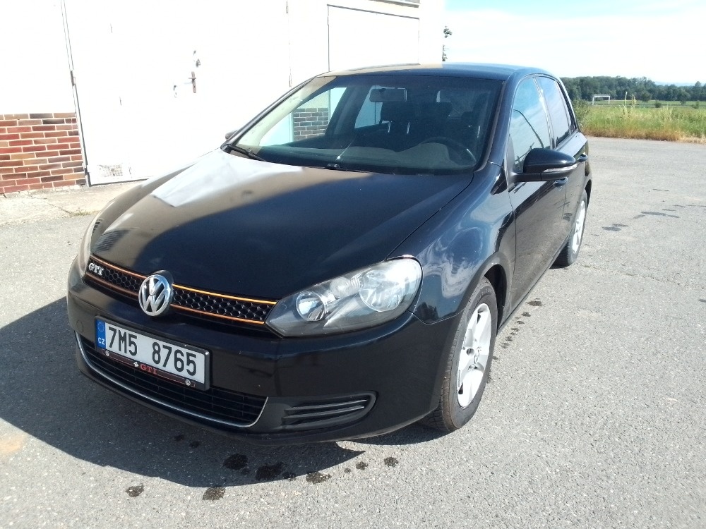 VW Golf 6   1.2TSI 66kw  ČR nové 2011