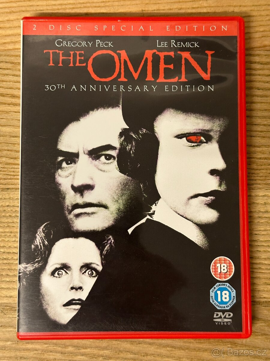 2 DVD Omen = Přichází satan 1976 - ČSFD 83 % - bez češtiny