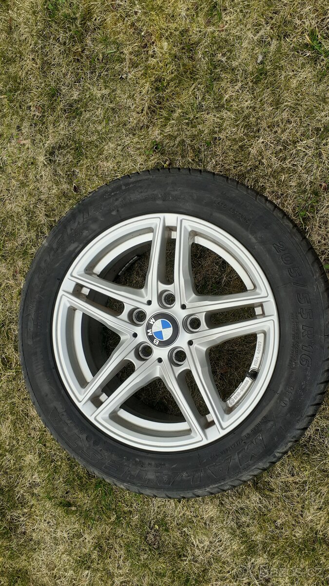 Alu kola Borbet XR R16 5x120 ET31 BMW+letní pneu 205/55 R16