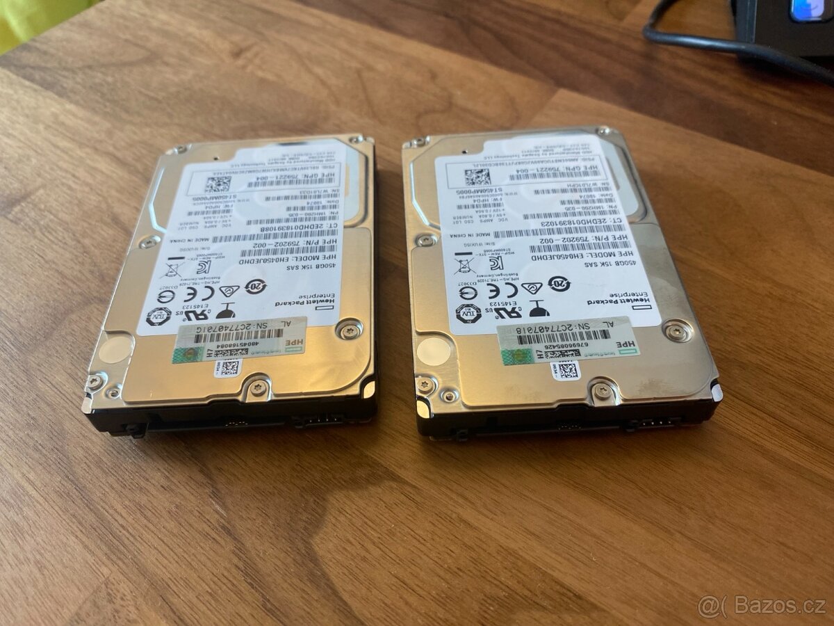 2.5" HDD HPE 450GB SAS 15k (EH0450JEDHD)