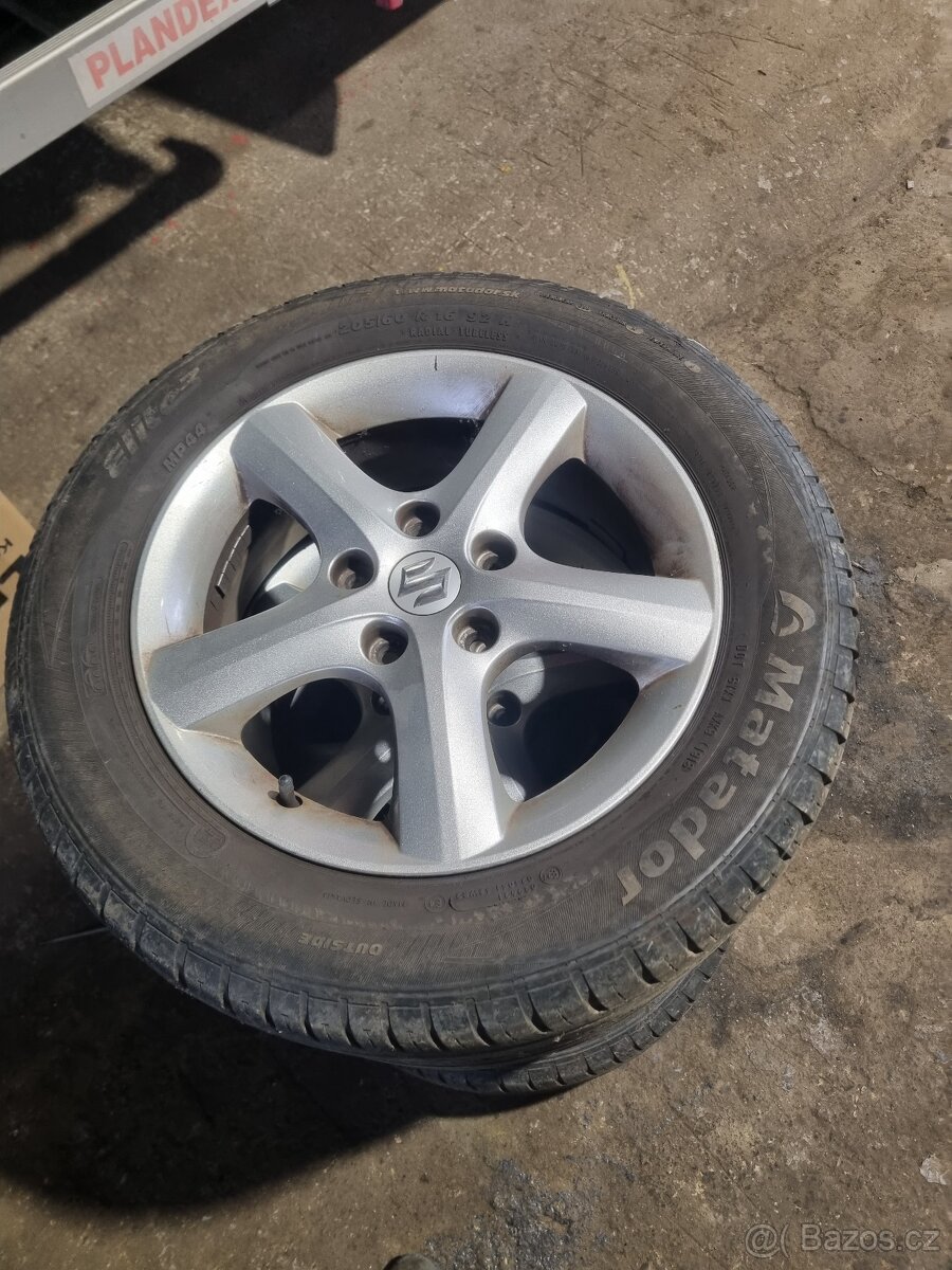 Alu kola 206/60r16 Suzuki sx4 2007