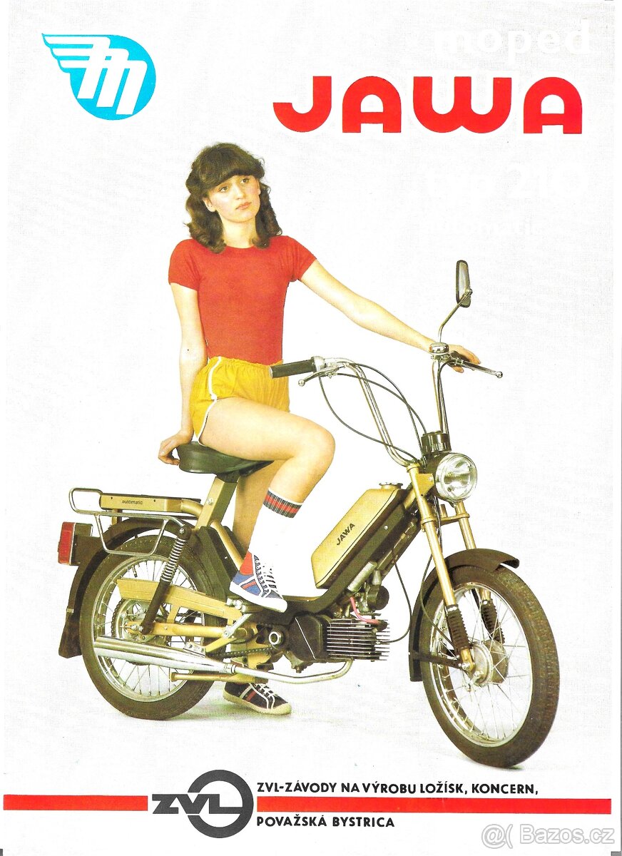 Prospekt JAWA Babetta 210 Automatic, Mototechna 1986