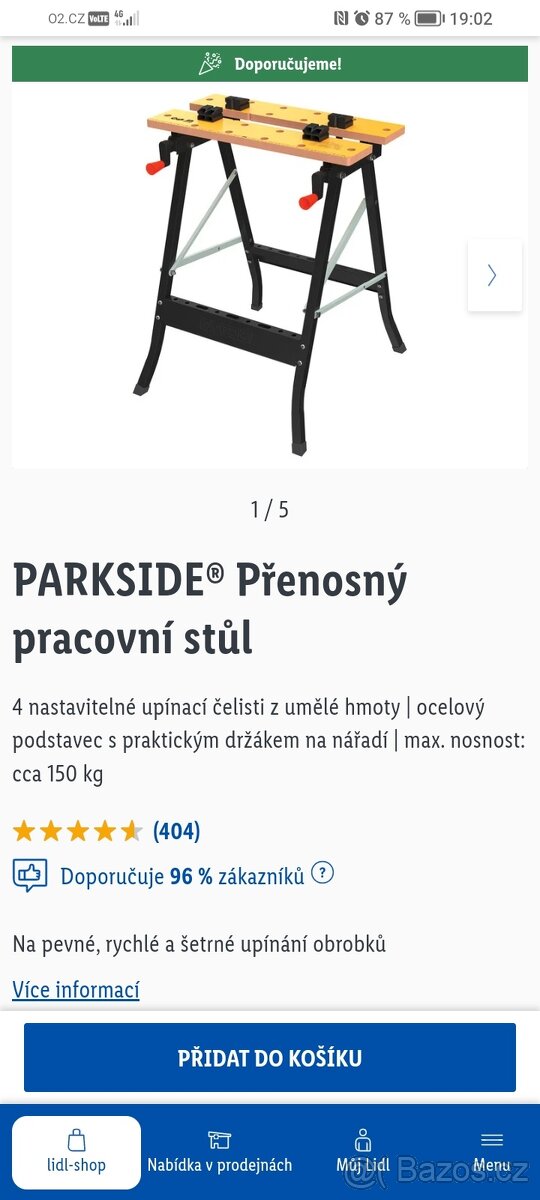 Pracovní upevnovaci stůl