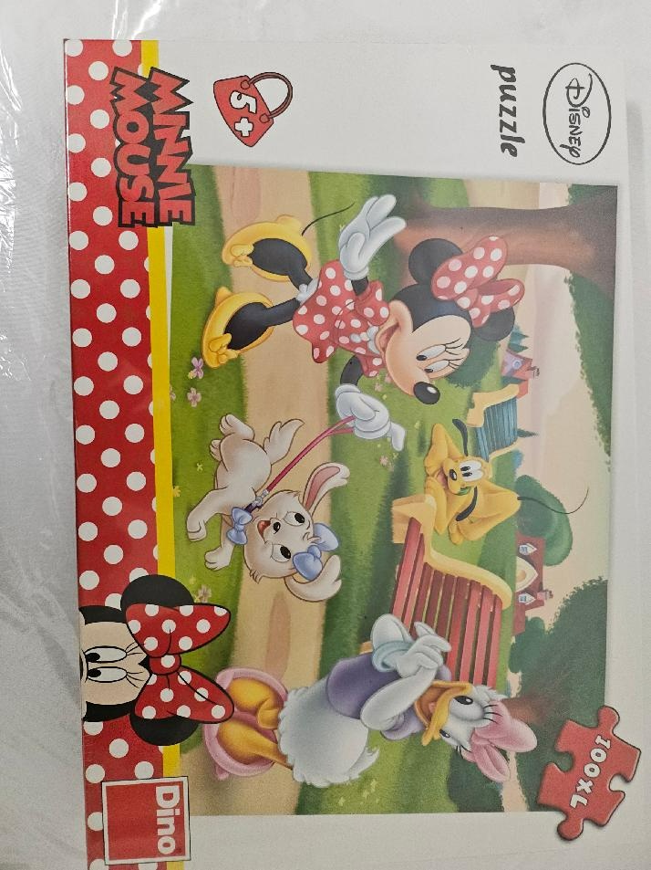 Nové puzzle Minnie Mouse - 100 dílů