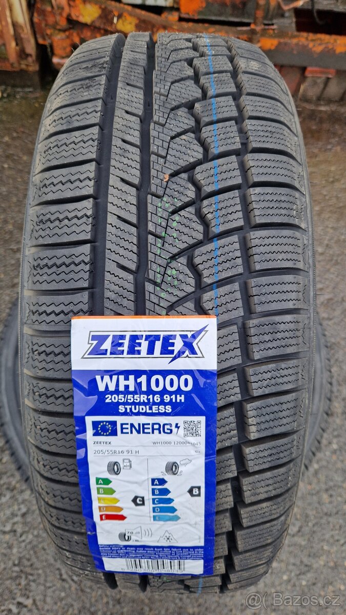 4x Nove zimni pneu 205/55/16..91H....ZEETEX