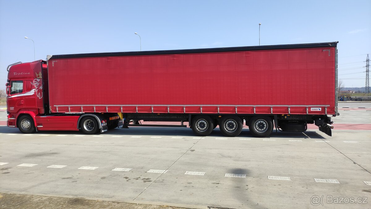 Prodám Scania R450 TOPLINE+ návěs Schmitz