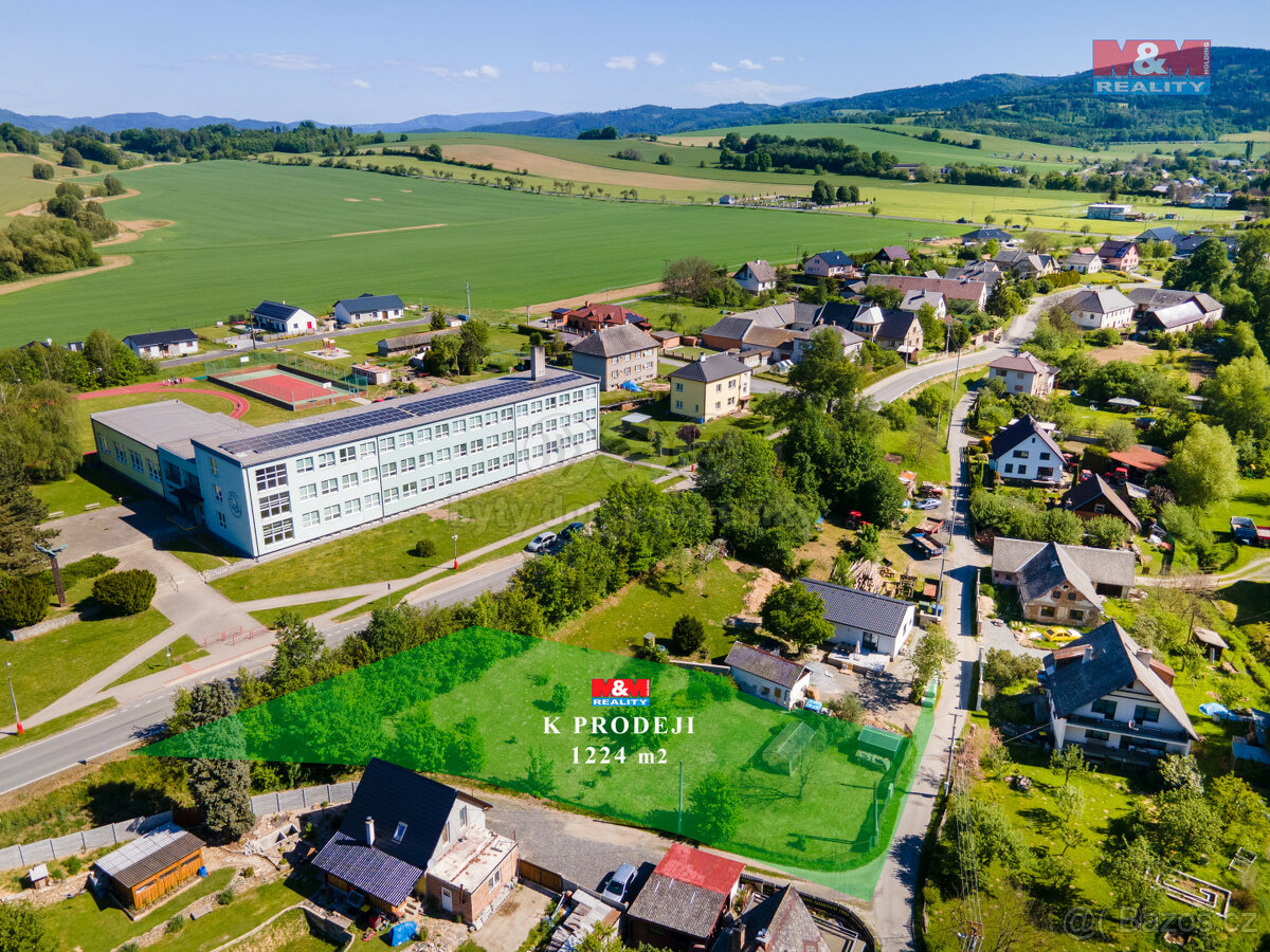 Prodej pozemku k bydlení, 1224 m², Hrabišín