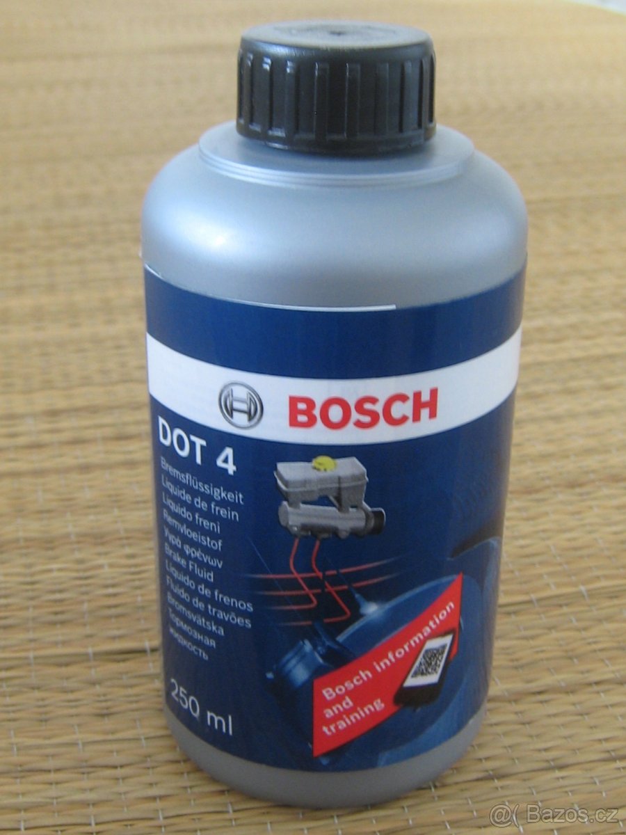 Nová brzdová kapalina BOSCH DOT4,250ml