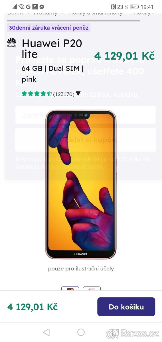 Huawei p20 lité 4ram 64 paměť