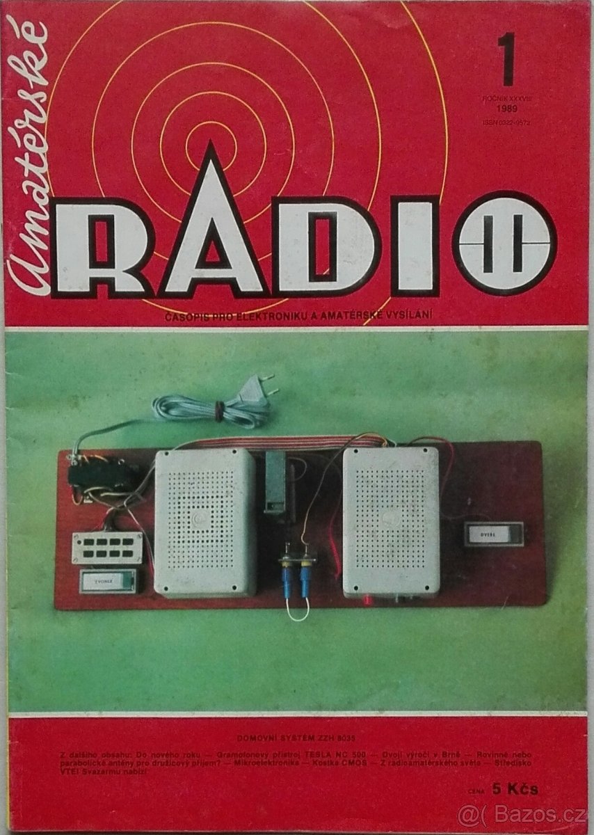 Časopisy Amatérské Radio 1989 Ročník XXXVIII