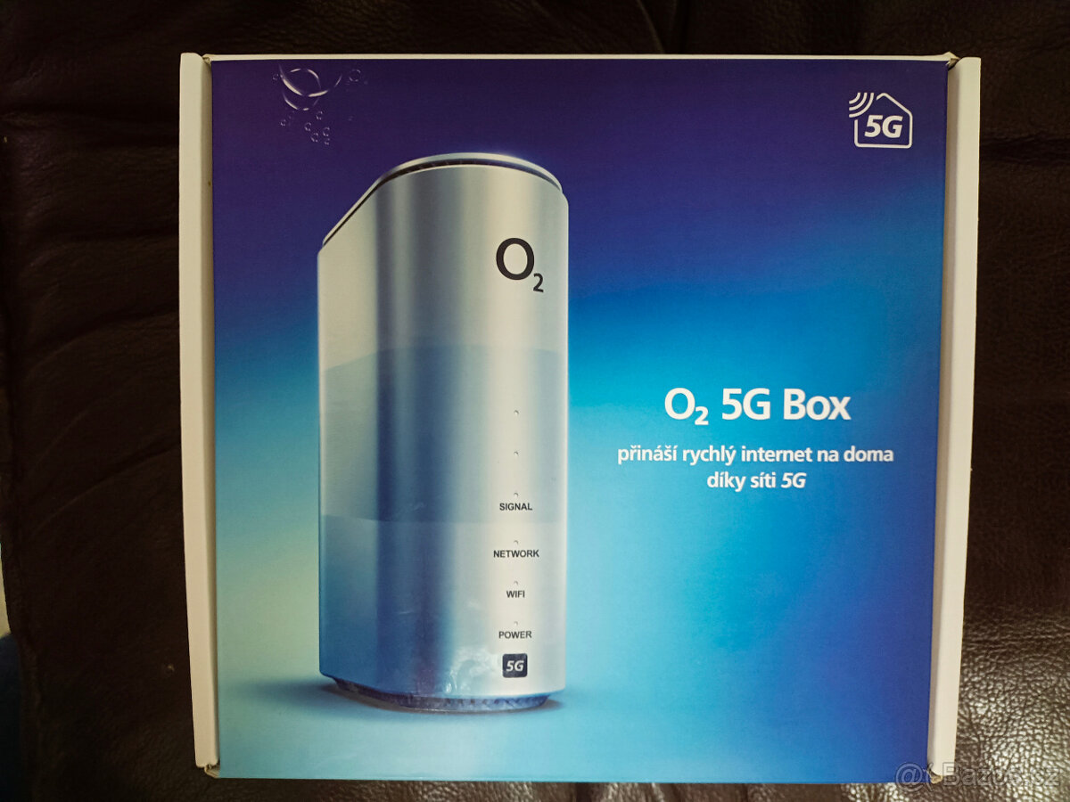 O2 5G Box ZTE MC801A, Wi-Fi 6, dokad, záruka, kabely,krabice