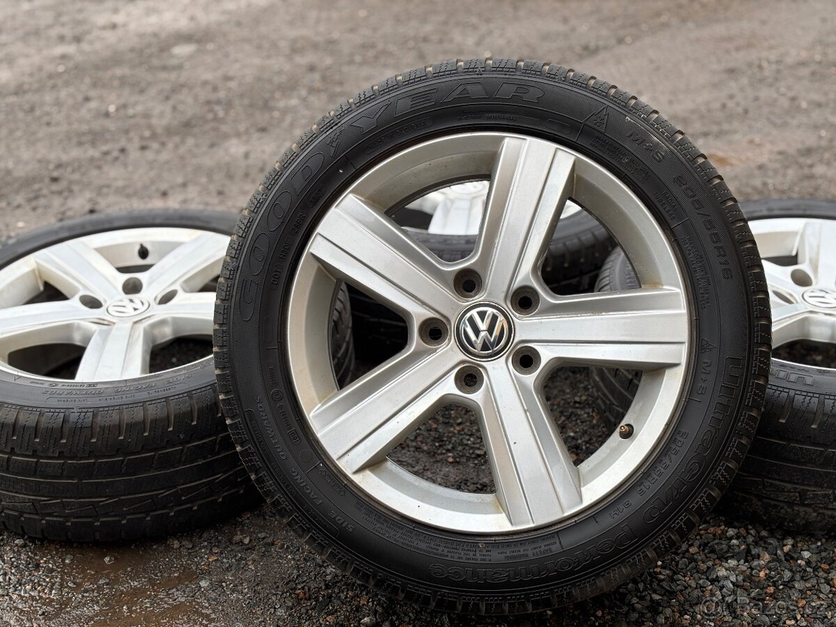 Alu orig zimní sada VW Dover 5x112 6,5J ET46 205/55 R16 3