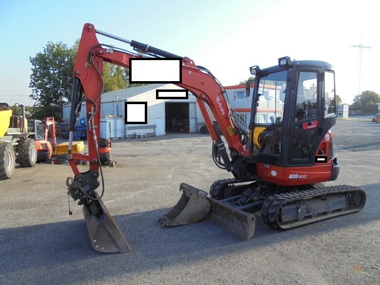 minibagr Kubota U35-3 alfa 3