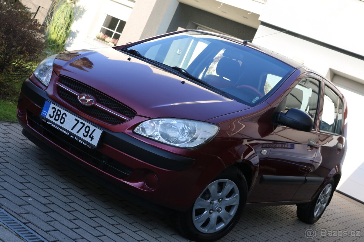 Hyundai Getz 1.4 i Active, ČR , KLIMA,55tkm