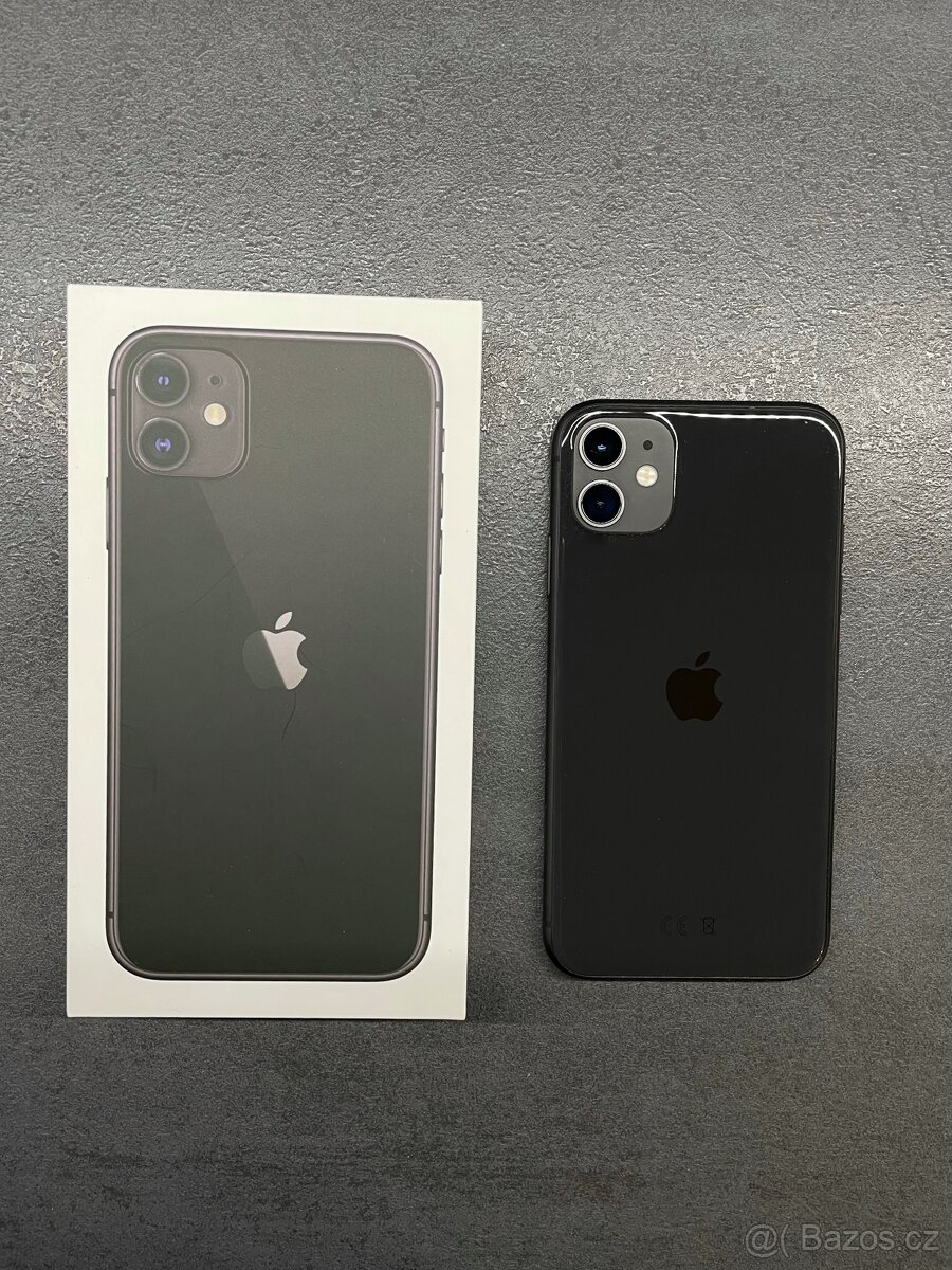 iPhone 11, 128GB, černý