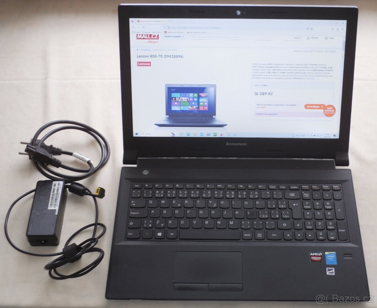 Lenovo B50-70 i3-4030U 16GB 1TB Windows 11 2xgrafika