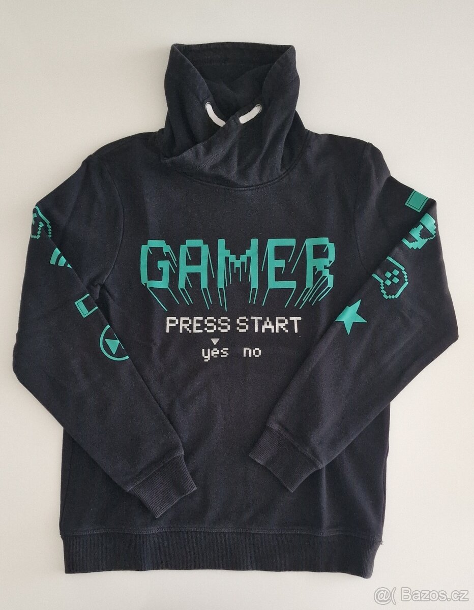 Mikina Gamer H&M, vel. 170