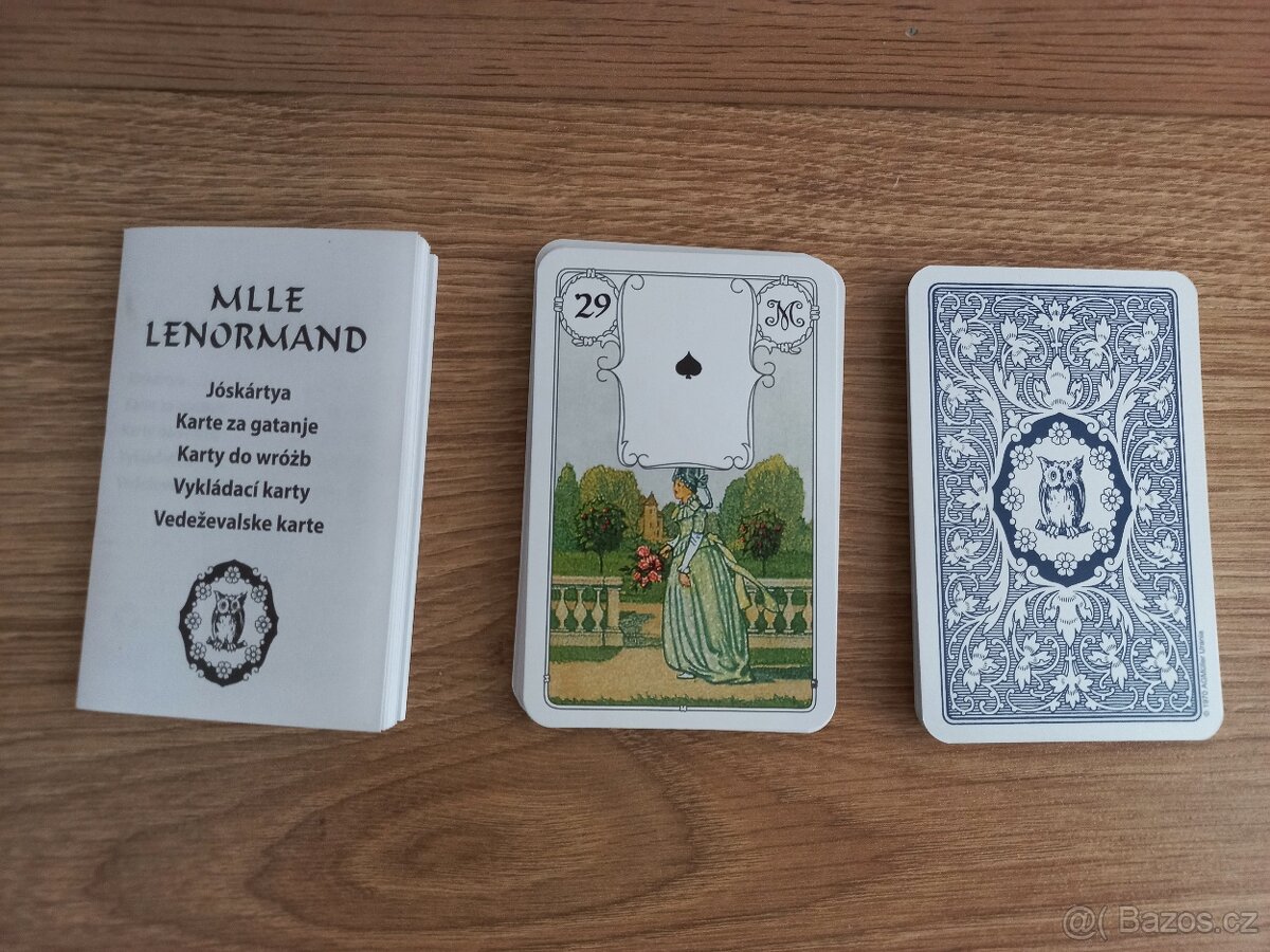 Prodám karty Mlle. Lenormand