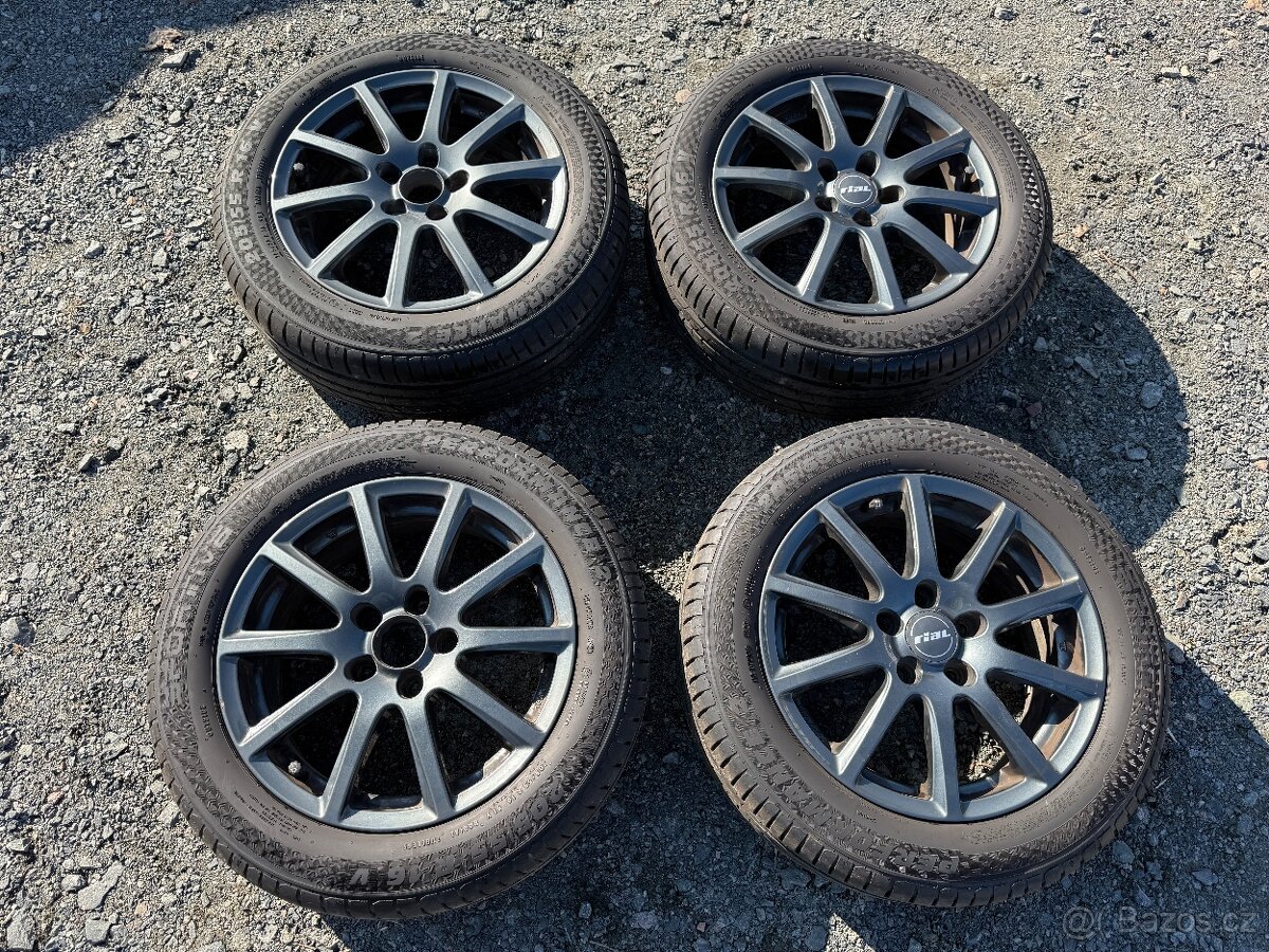 205/55/r16 LETNÍ SADA VW GOLF 5x112 ET45 VZOREK 7-8MM