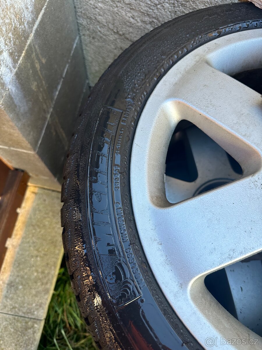 Prodám ALU kola 5x100 r17 zimní pneu Michelin