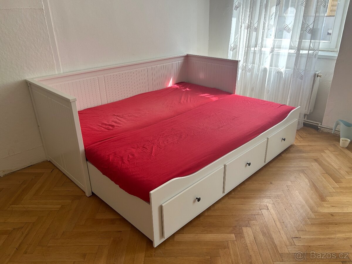 Rozkládací postel Hemnes Ikea