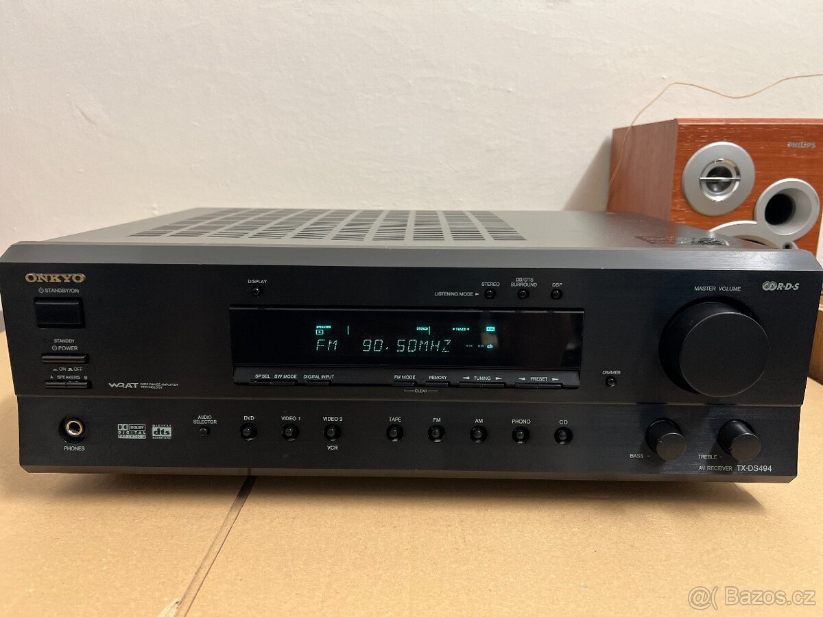 ONKYO AV RECEIVER TX-DS494 VČETNĚ DO