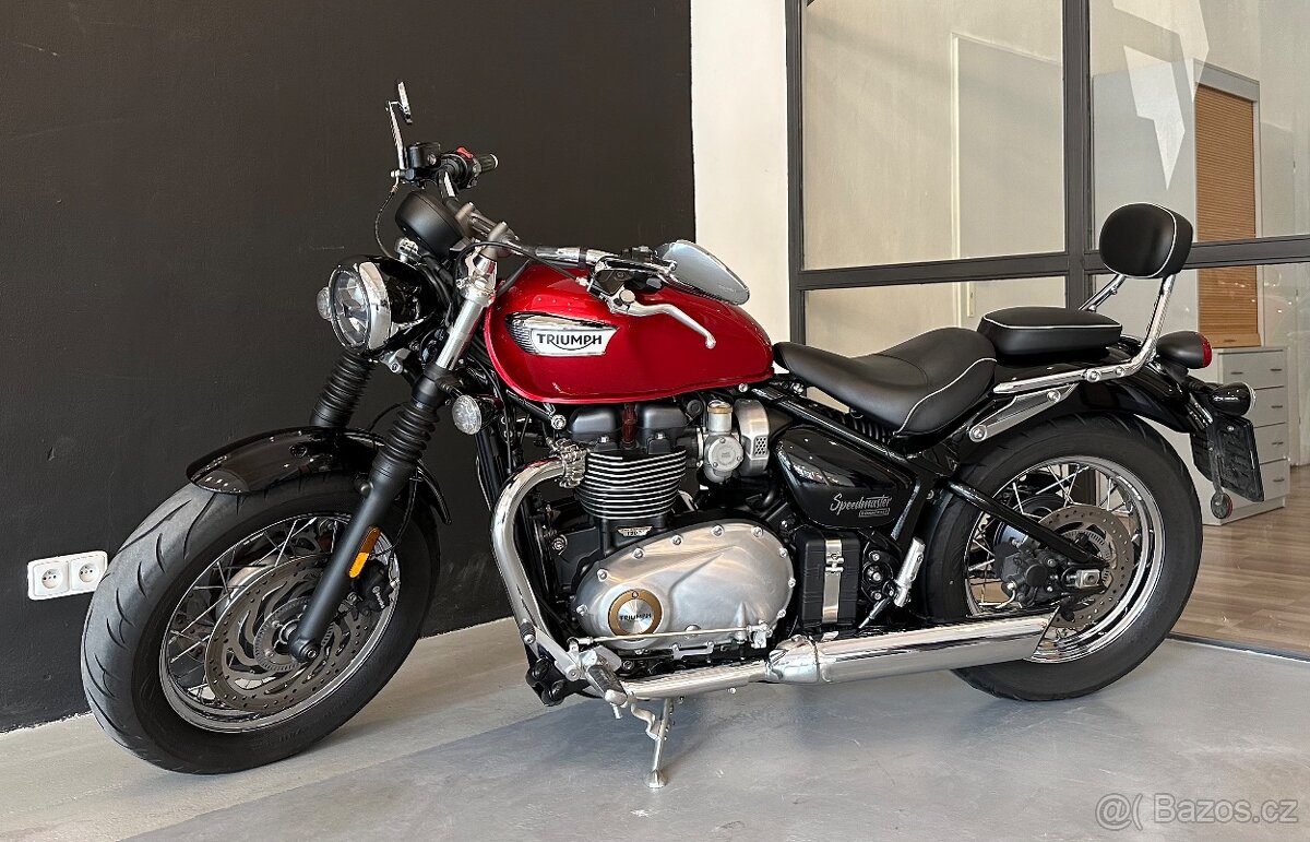 TRIUMPH BONNEVILLE SPEEDMASTER 1200 PŮVOD ČR JAKO NOVÝ