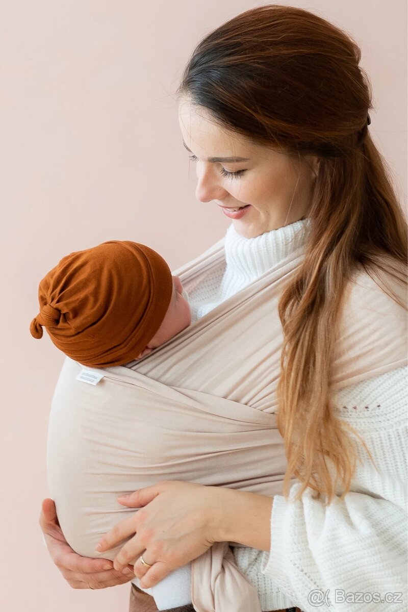 Elastický šátek na nošení miminka Minu babywrap