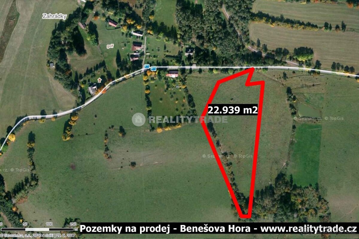 PRODEJ POZEMKŮ 22.939 M2 NA ŠUMAVĚ - BENEŠOVA HORA