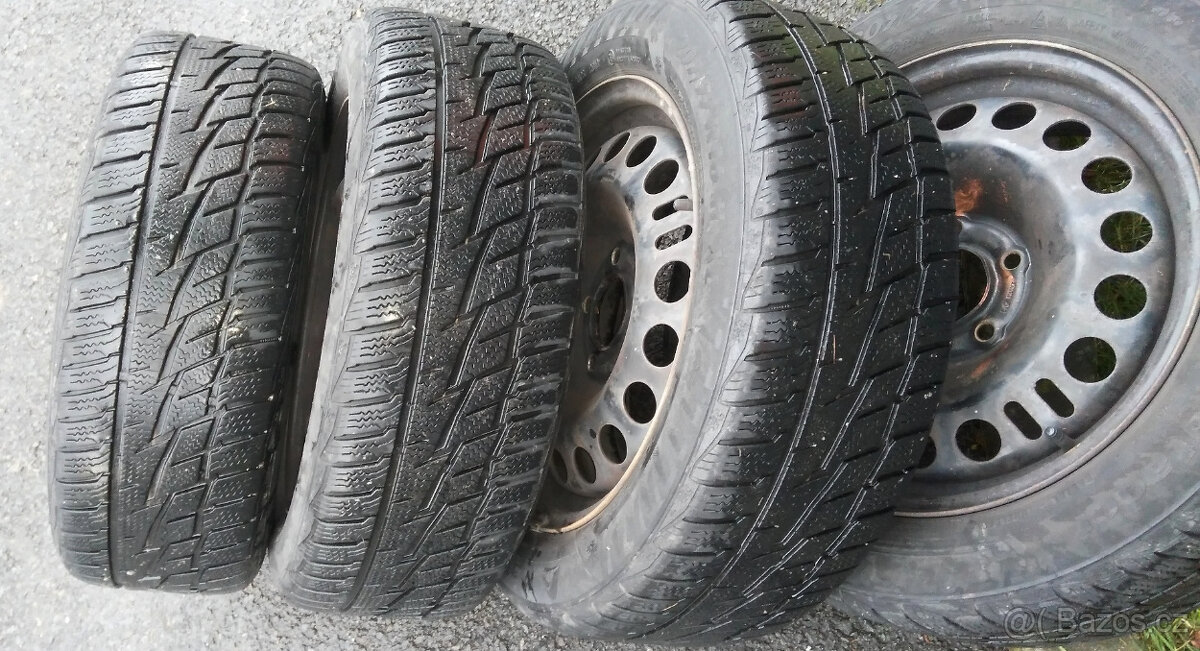 disky obuté originál Opel(GM) rozteč 5X115 R16 supr stav