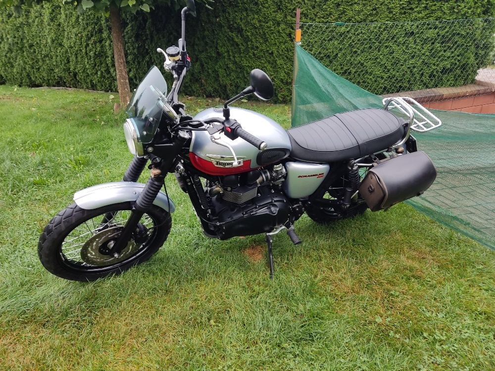 Triumph Scrambler 900 (2014) TOP,  po servisu, jen 20 t.km