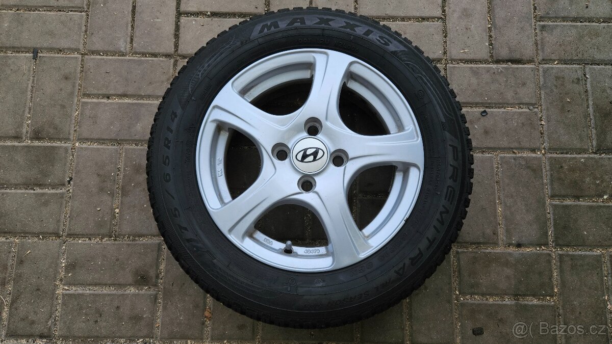 Celoroční Sada Alu 4x100 175/65 R14 Hyundai i10