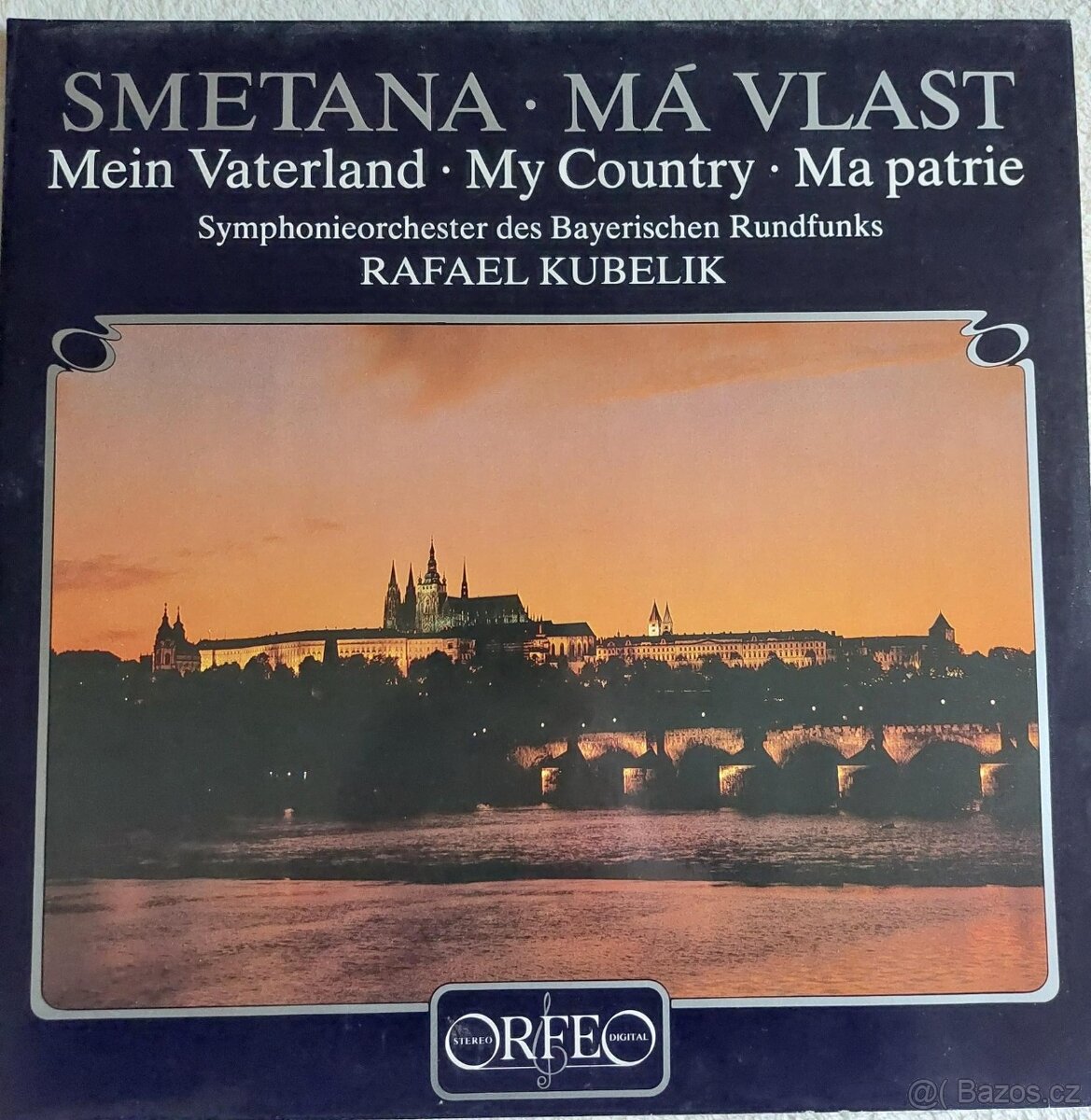 Prodám vinyl 2xLP Bedřich Smetana - Má Vlast (Kubelík R.)