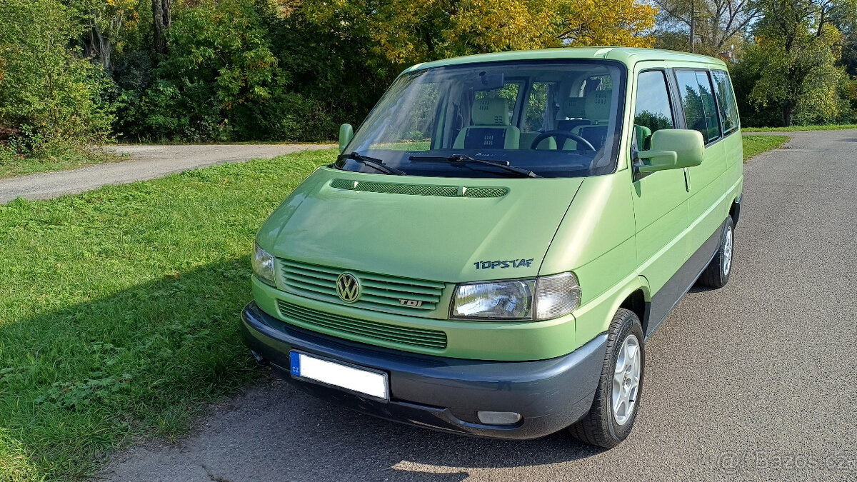 VW T4 Multivan TOPSTAR 2.5 TDI 7 MÍST KLIMA Nová STK