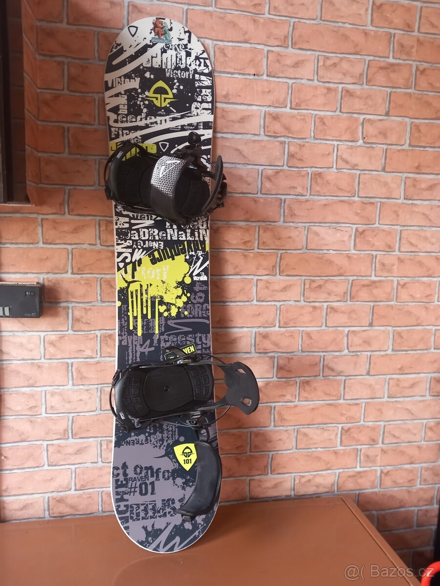 Snowboard vel. 125 cm detsky