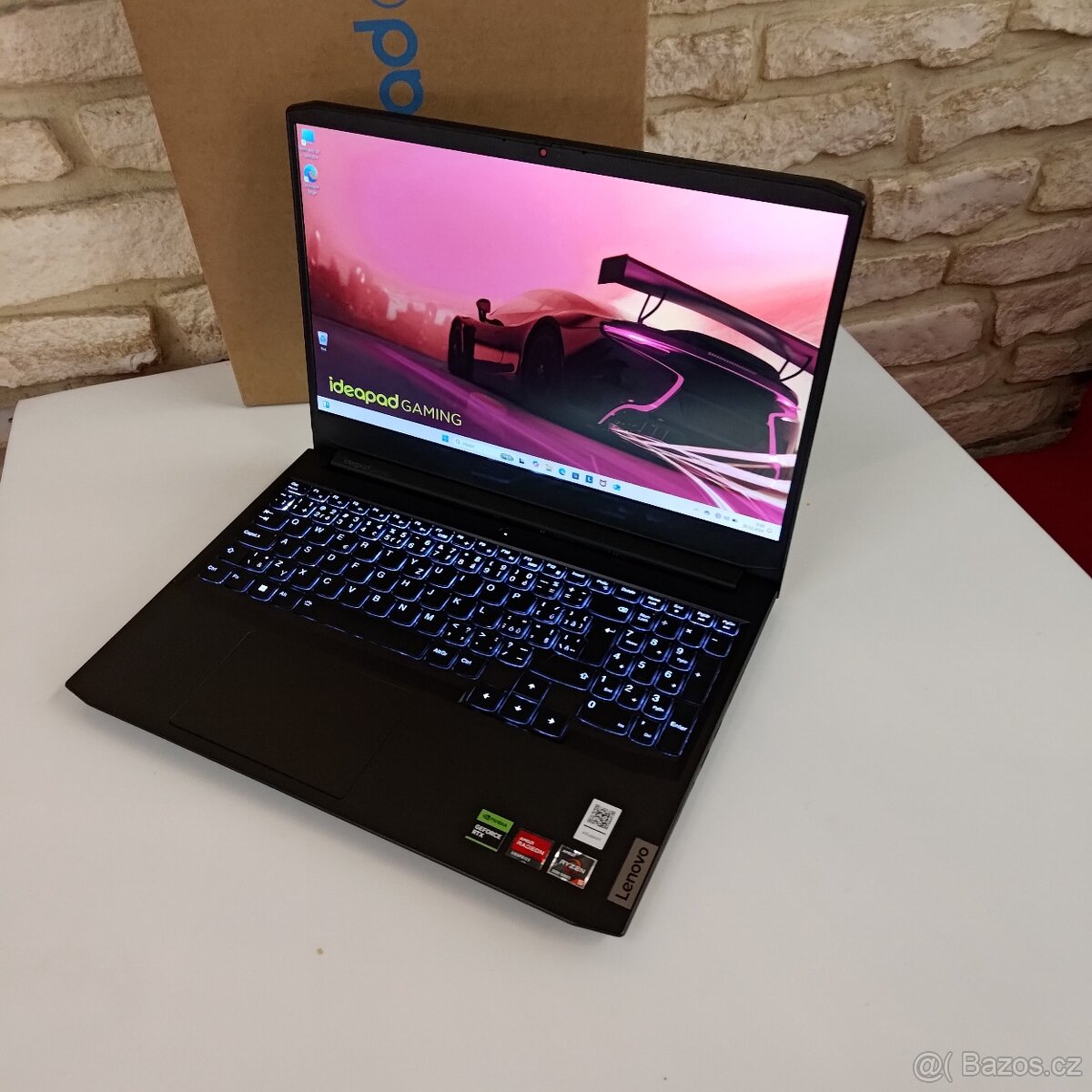 Herní Notebook Lenovo IdeaPad Gaming 3,RTX 2050,144Hz,Zaruka