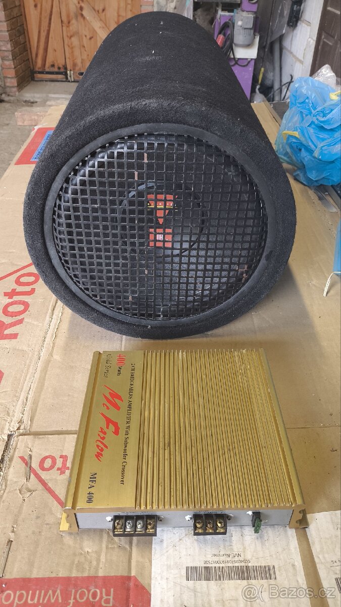 Auto zesilovač + subwoofer JBL