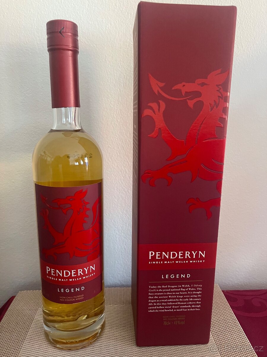 Prodám láhev Penderyn Legend 41% 0.7L (whisky)