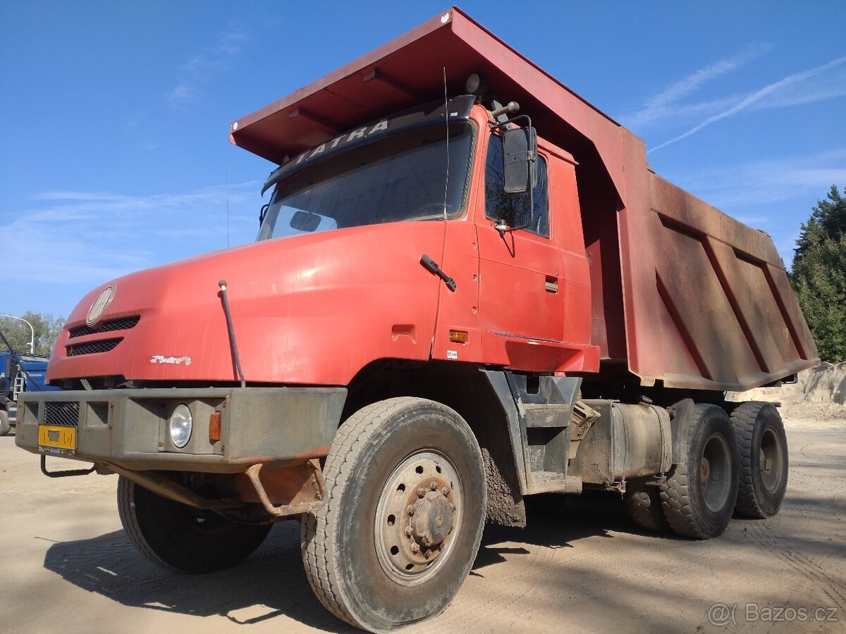 TATRA  T163 6x6 PRACOVNÍ STROJ DAMPR - SKLÁPĚČ