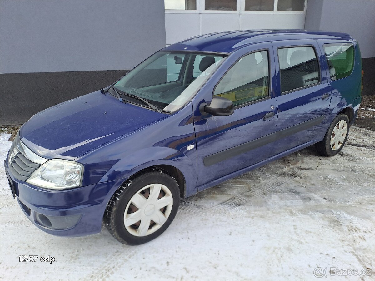 DACIA LOGAN 1.4i 16V MCV, r.2010,po STK, TAŽNÉ,