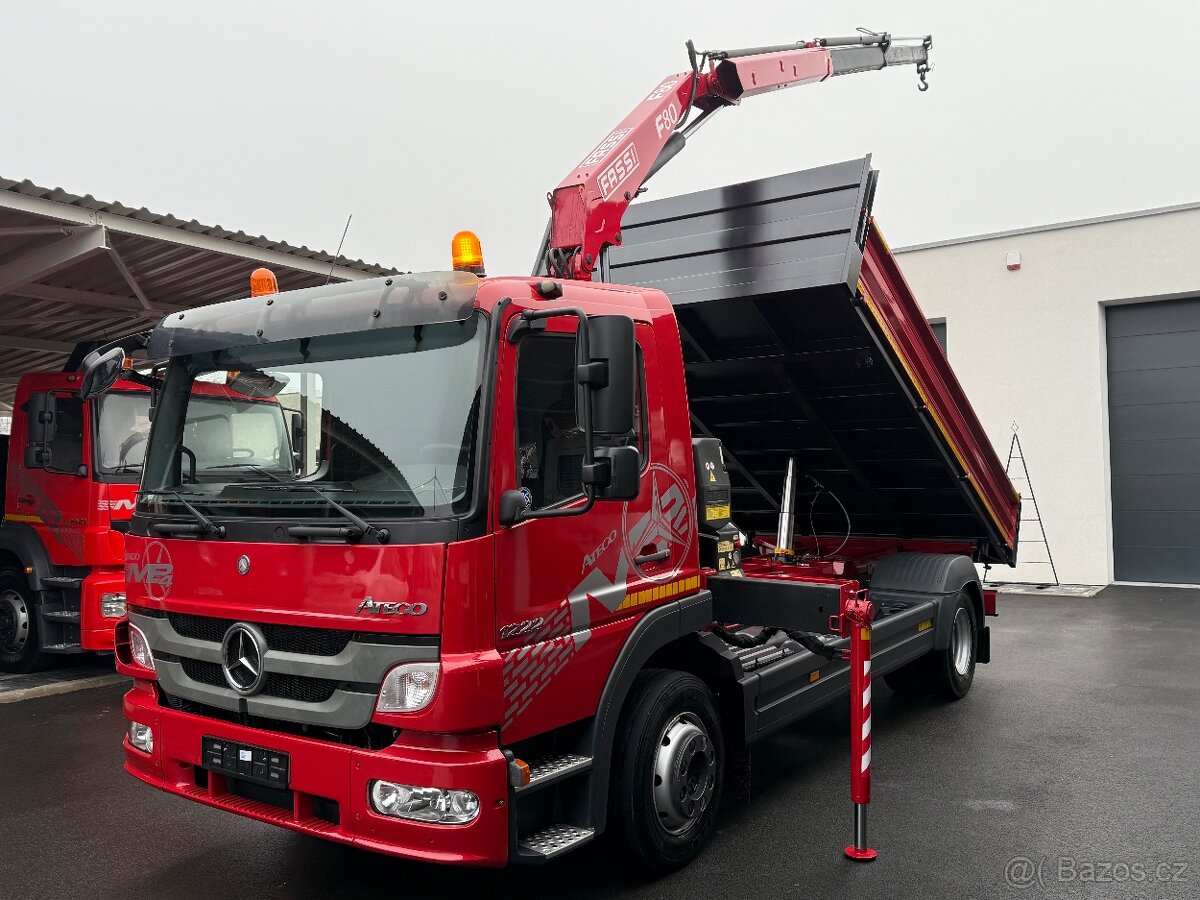 MERCEDES-BENZ ATEGO 1222 SKLÁPĚČ S3 HYDRAULICKÁ RUKA FASSI