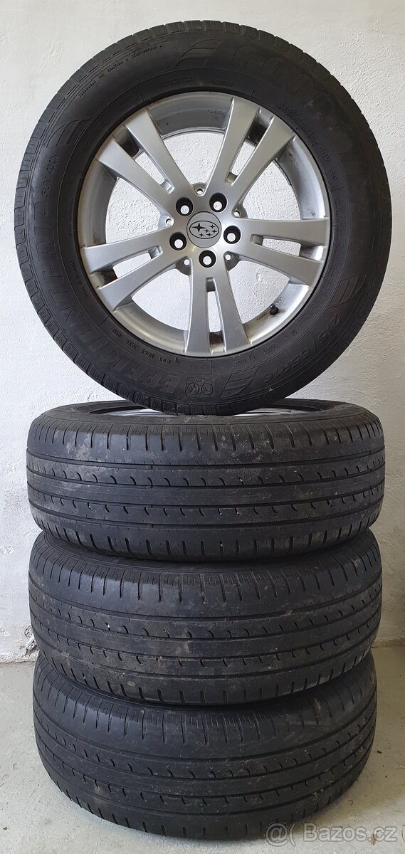 ALU disky 16" ze Subaru Forester s pneu 215/65 R16