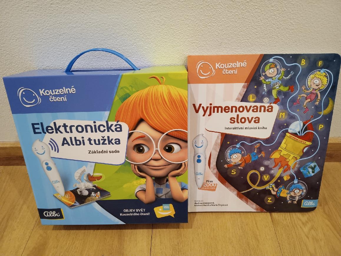 Elektronická Albi tužka + knížka vyjmenovaná slova