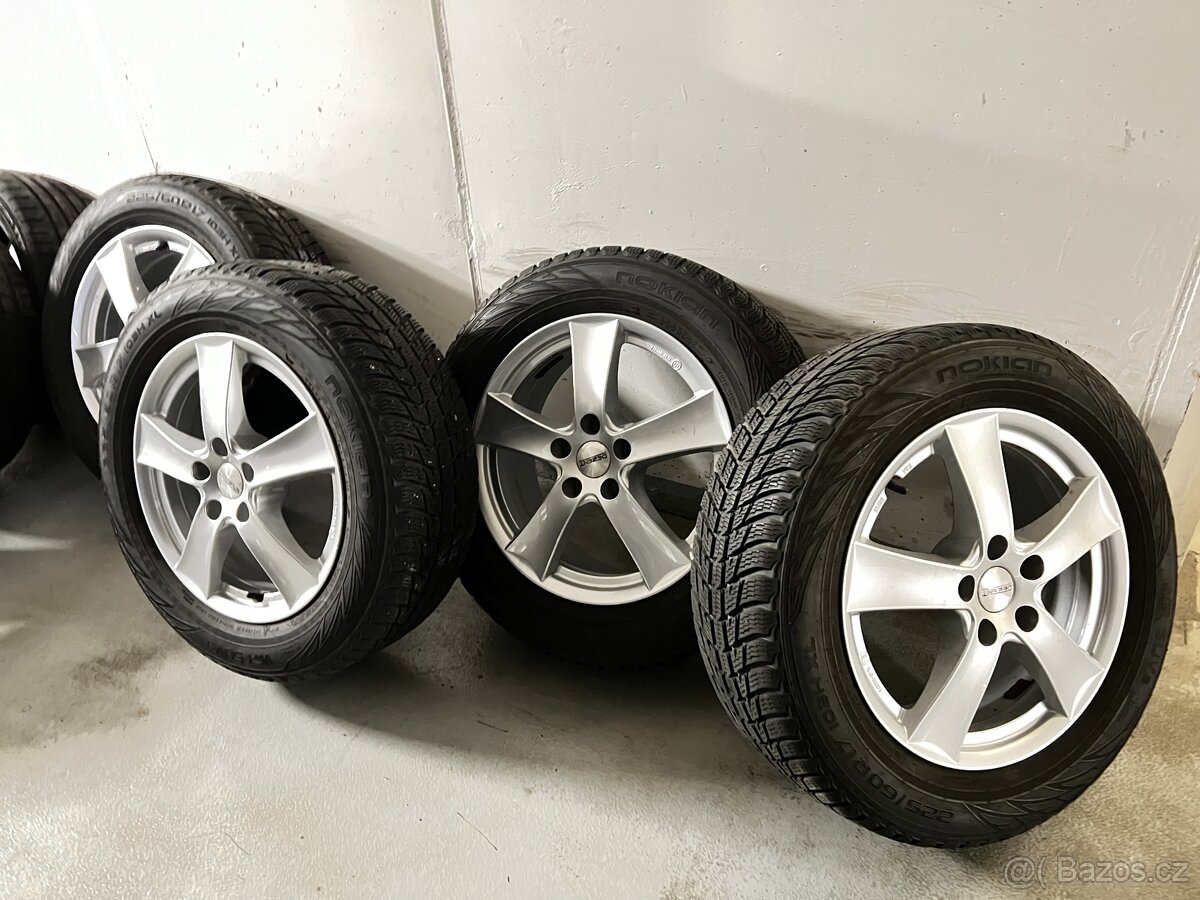 Zimní sada Alu dezen a pneu nokian 225/60R17 5x114,3