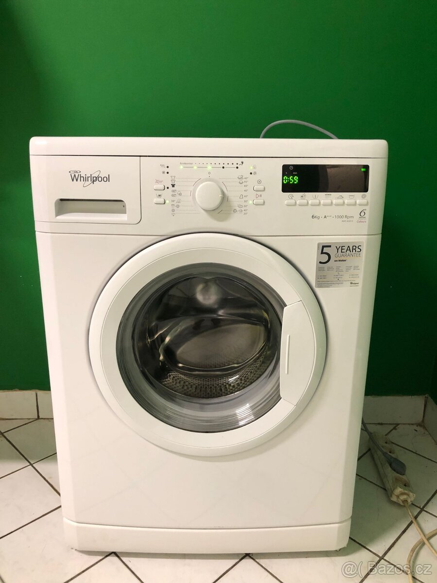 Pračka Whirpool AWS 63013. A+++/ na 6 kg/ 1000 ot.